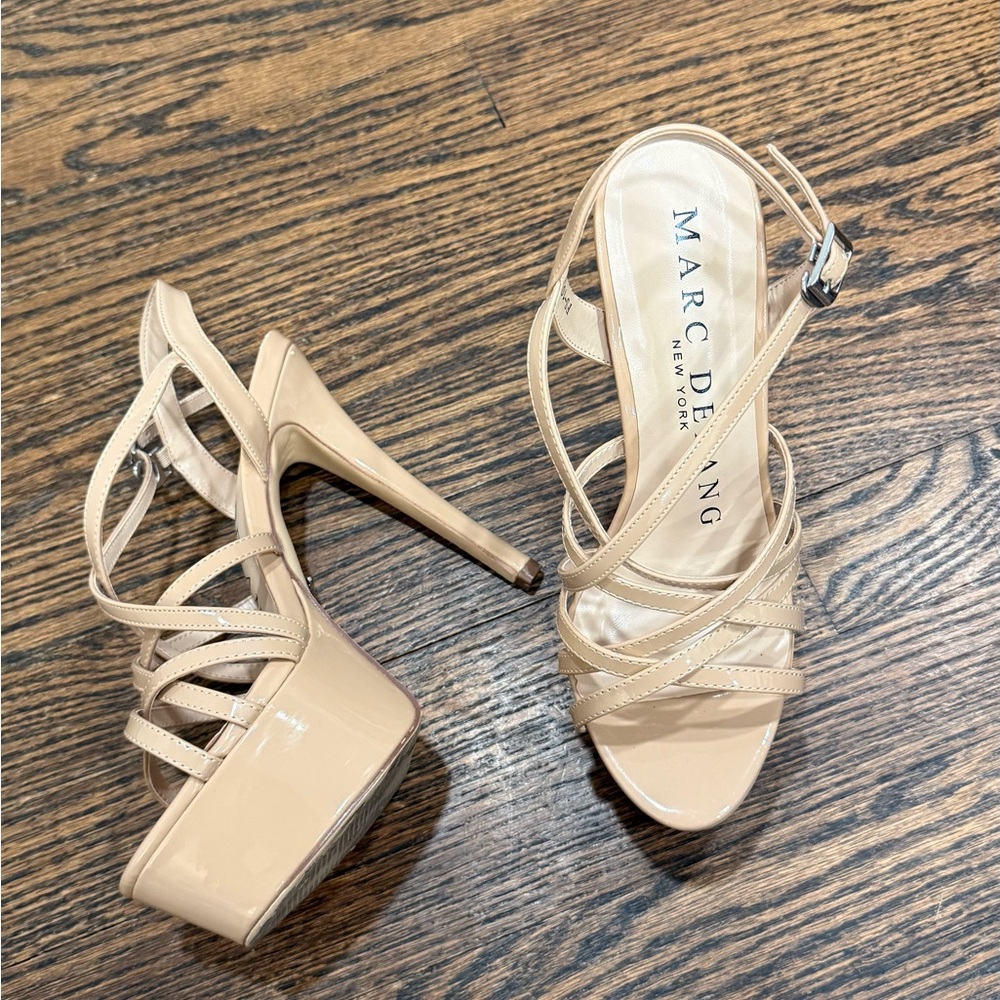Marc Defang Nude Platform Heels